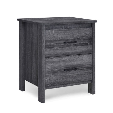 Titeca Contemporary Wood 2 Drawer Nightstand