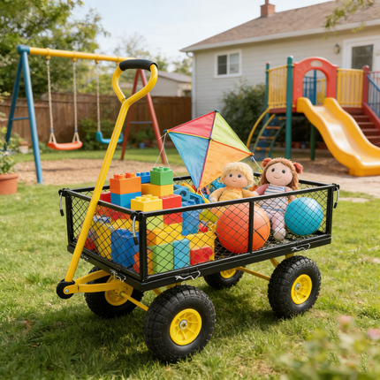 Wagon Cart Garden cart trucks make it easier to transport firewood