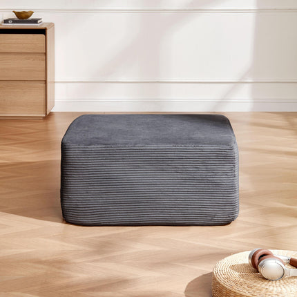 373-001/ottoman//grey/corduroy
