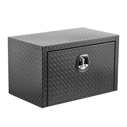 Pro Series Heavy Duty Aluminum Underbody Truck Tool Box with Lock, Waterproof Matte Black, 30-Inch